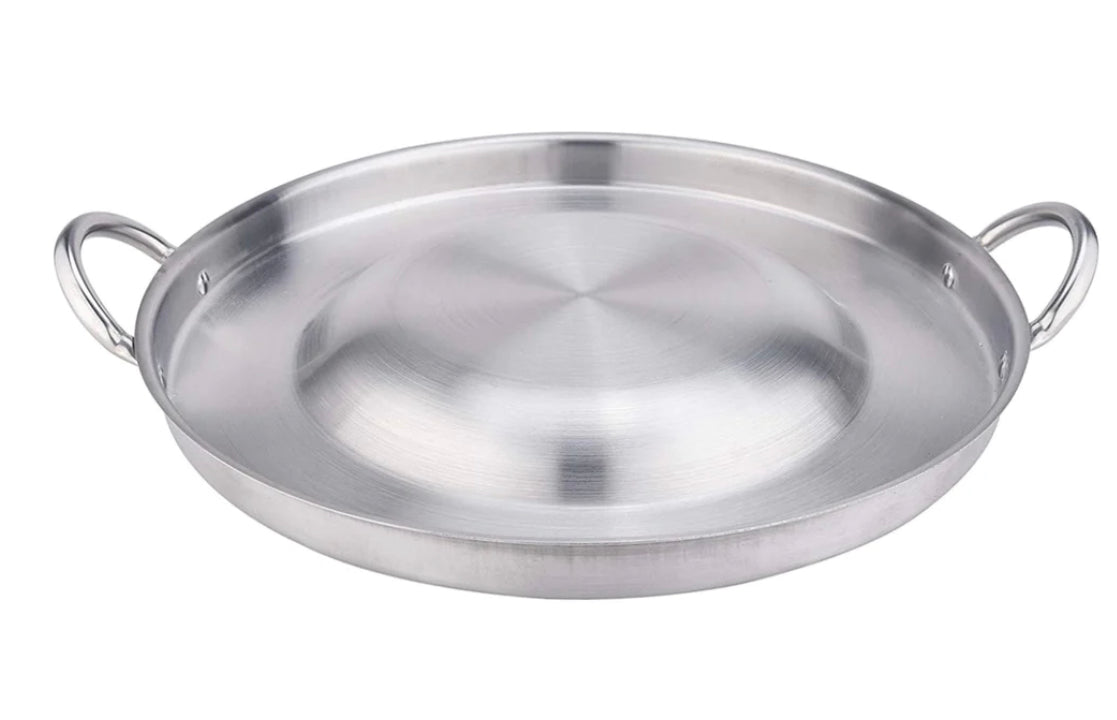54cm Heavy Duty Stainless Steel Convex Comal