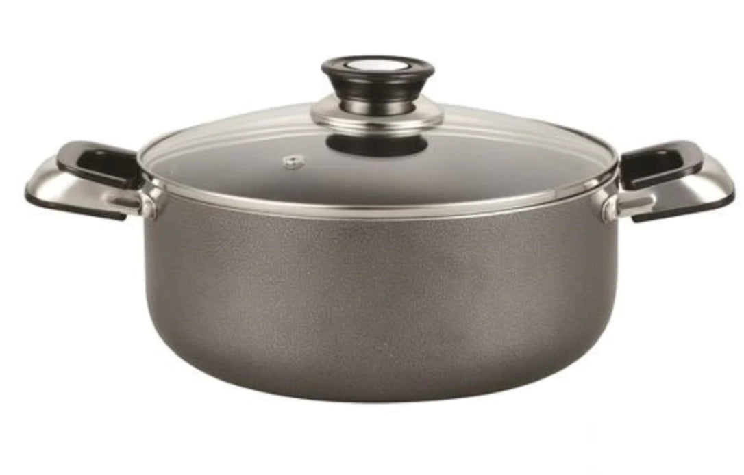 45 QT Non-stick Stockpot with Glass Lid