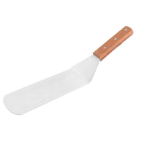 14.8" Wooden Handle Stainless Steel Scraper Chocolate Steak Spatula